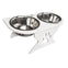 Deep Blue Marine Medium Starboard Dog Dish w/Bowls - 8